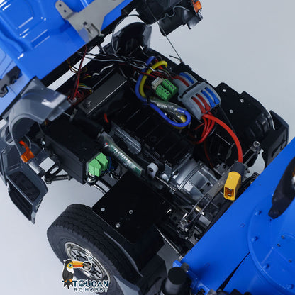 TOUCAN RC HOBBY LXY 1/14 10x10 Radio Controlled Hydraulic Crane Dump Metal Lorry Car Rear Axle Steering 2mm Piping System Replaceable Bucket