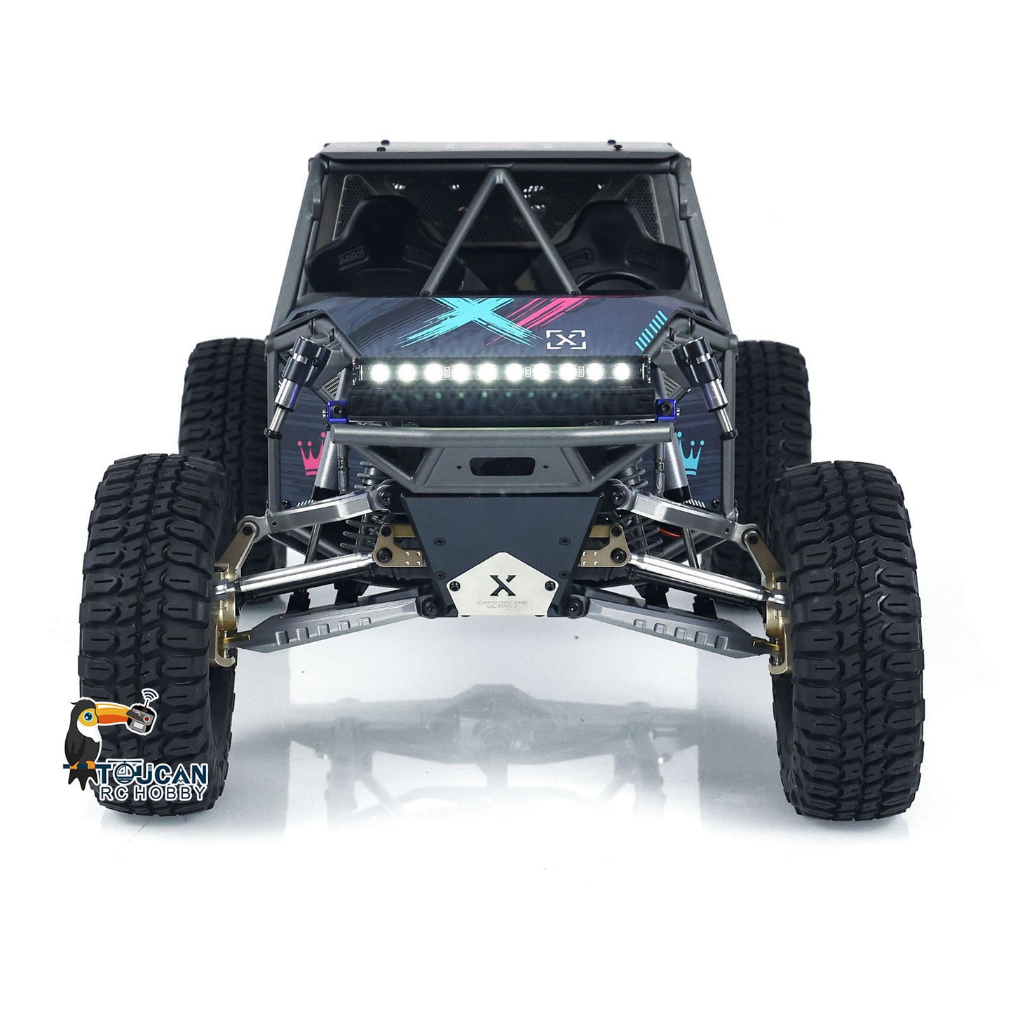 US Stock Capo U4 Queen 1/8 RC Crawler Light Sounds Smoke 2 Speed Radio Control Racing Vehicle CD1582X