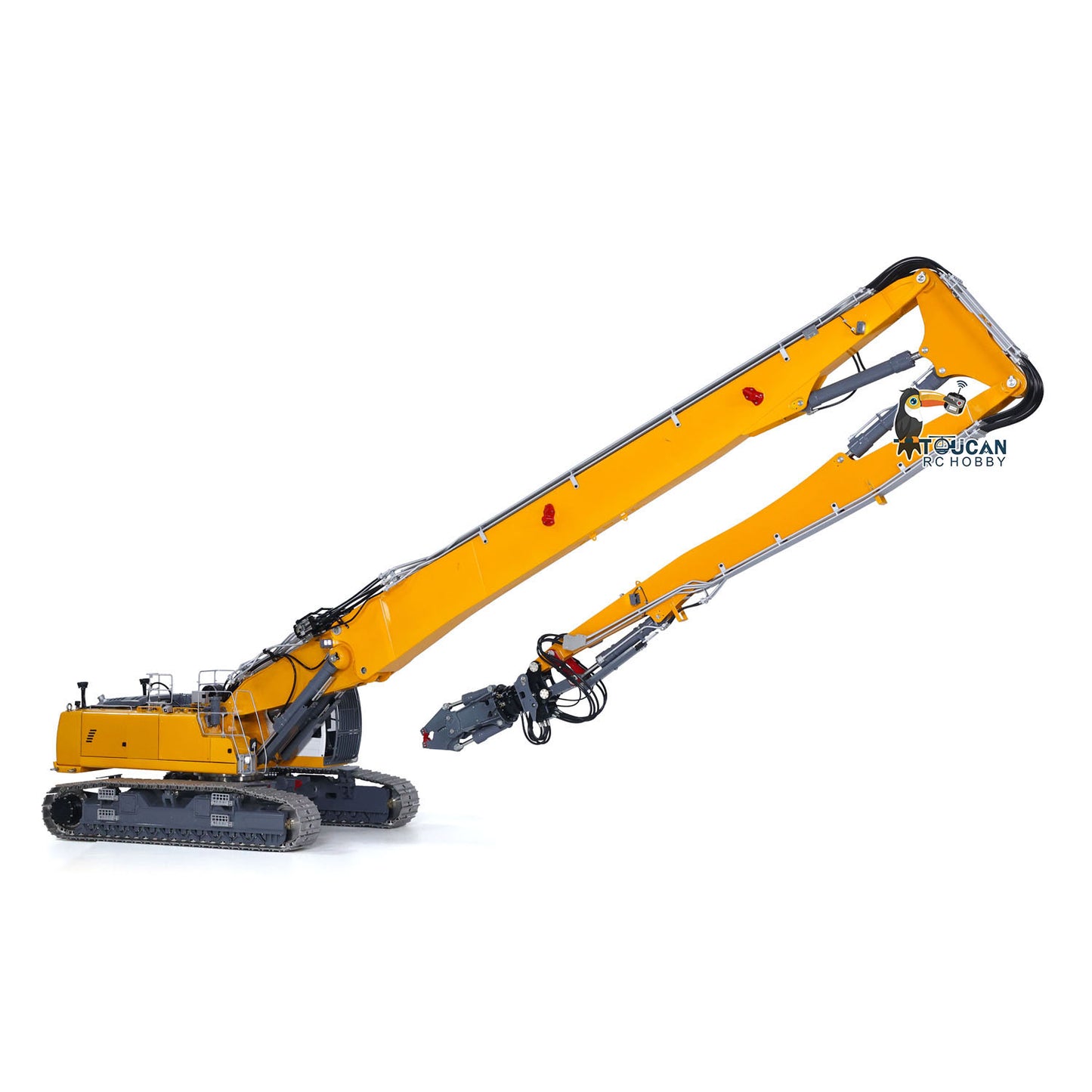 Second Hand Heavy Machine 1/14 RC Full Hydraulic Demolition Excavator LESU LR960 Digger Car