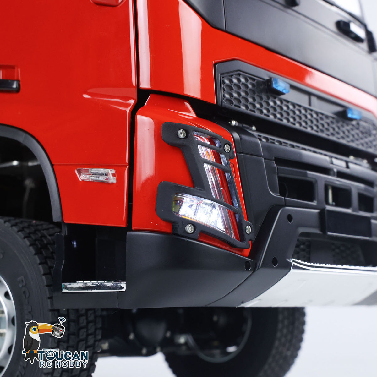 TOUCAN RC HOBBY 1/14 RTR Electric Model Car 4X4 Metal Axles Gearbox Remote Control Fire Fighting Vehicle Flysky i6S Radio 2Speed Light Sound