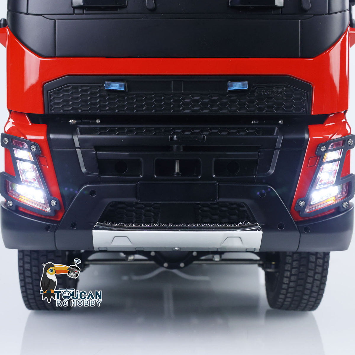 TOUCAN RC HOBBY 1/14 RTR Electric Model Car 4X4 Metal Axles Gearbox Remote Control Fire Fighting Vehicle Flysky i6S Radio 2Speed Light Sound