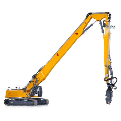 Second Hand 1/14 RC Full Hydraulic Demolition Excavator LESU LR960 RTR Digger Frsky XE Radio