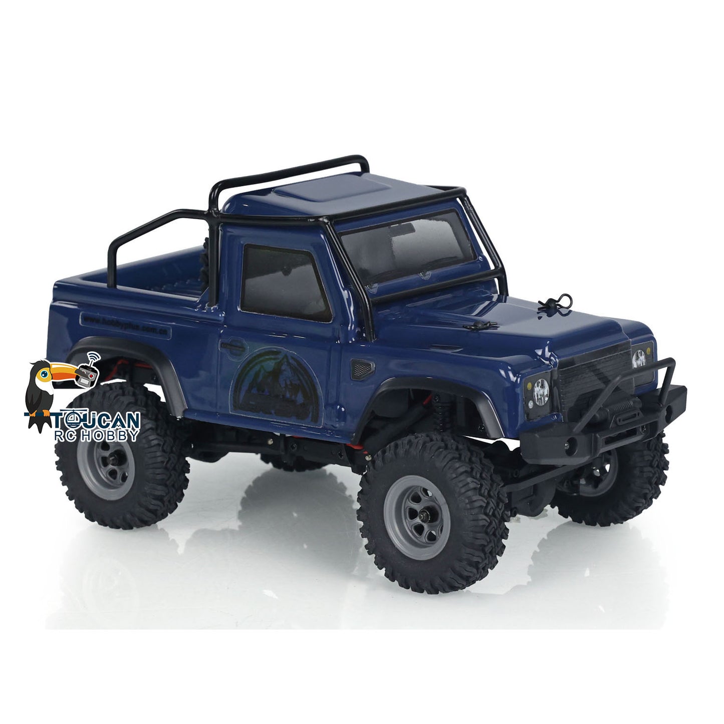 In Stock 1:24 4x4 4WD RC Off-road Vehicles Mini Remote Control Climbing Crawler Car DIY Simulation Model ESC Servo Light System