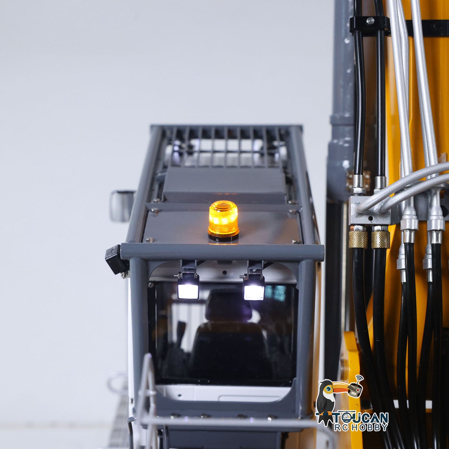 Second Hand 1/14 RC Full Hydraulic Demolition Excavator LESU LR960 RTR Digger Frsky XE Radio