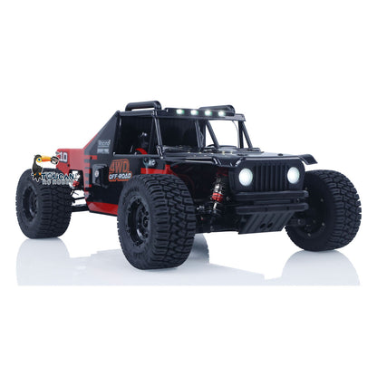 US Stock 1/10 Radio Control Desert Truck 1003 4WD Electric RC Off Road Car Metal Motor Base Light System Gyro Remote Controller 80KM/H