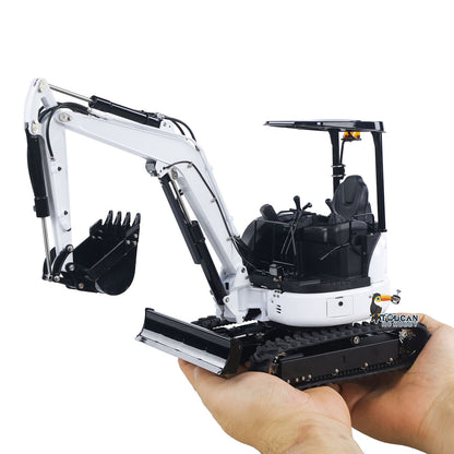 LESU PC30 1/14 Metal RC Hydraulic Excavator B0003 KIT/PNP Mini Digger 6CH Reversing Valve System Brushless Motor Lighting for Hobby Collectors