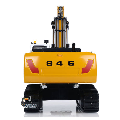 TOUCAN RC HOBBY MTModel 946 Metal 1/14 RC Hydraulic Excavator Tiltable Bucket Ripper LCD Display for Adult Outdoor