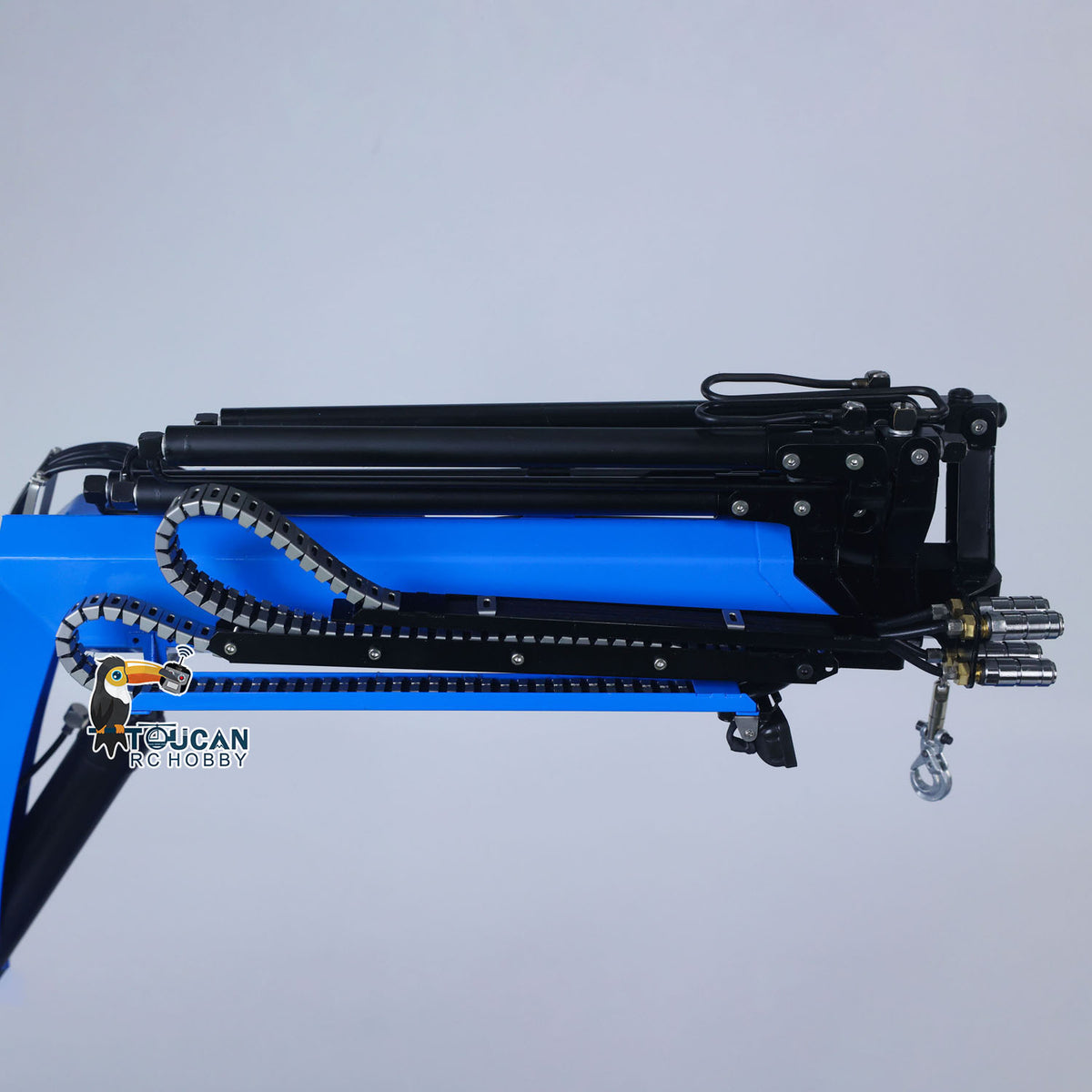 TOUCAN RC HOBBY LXY 1/14 10x10 Radio Controlled Hydraulic Crane Dump Metal Lorry Car Rear Axle Steering 2mm Piping System Replaceable Bucket