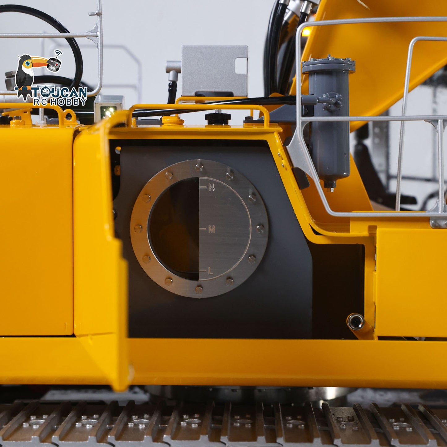 Second Hand 1/14 RC Full Hydraulic Demolition Excavator LESU LR960 RTR Digger Frsky XE Radio