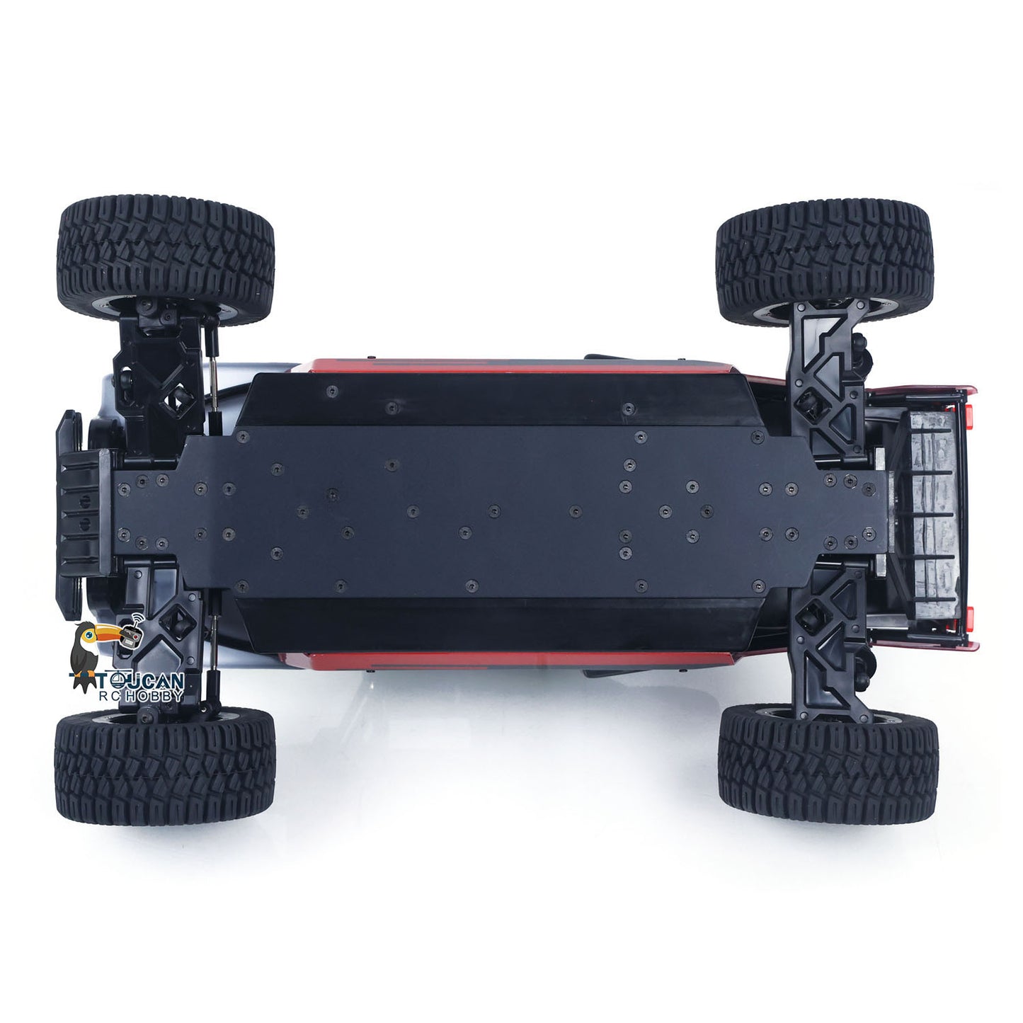 US Stock 1/10 Radio Control Desert Truck 1003 4WD Electric RC Off Road Car Metal Motor Base Light System Gyro Remote Controller 80KM/H