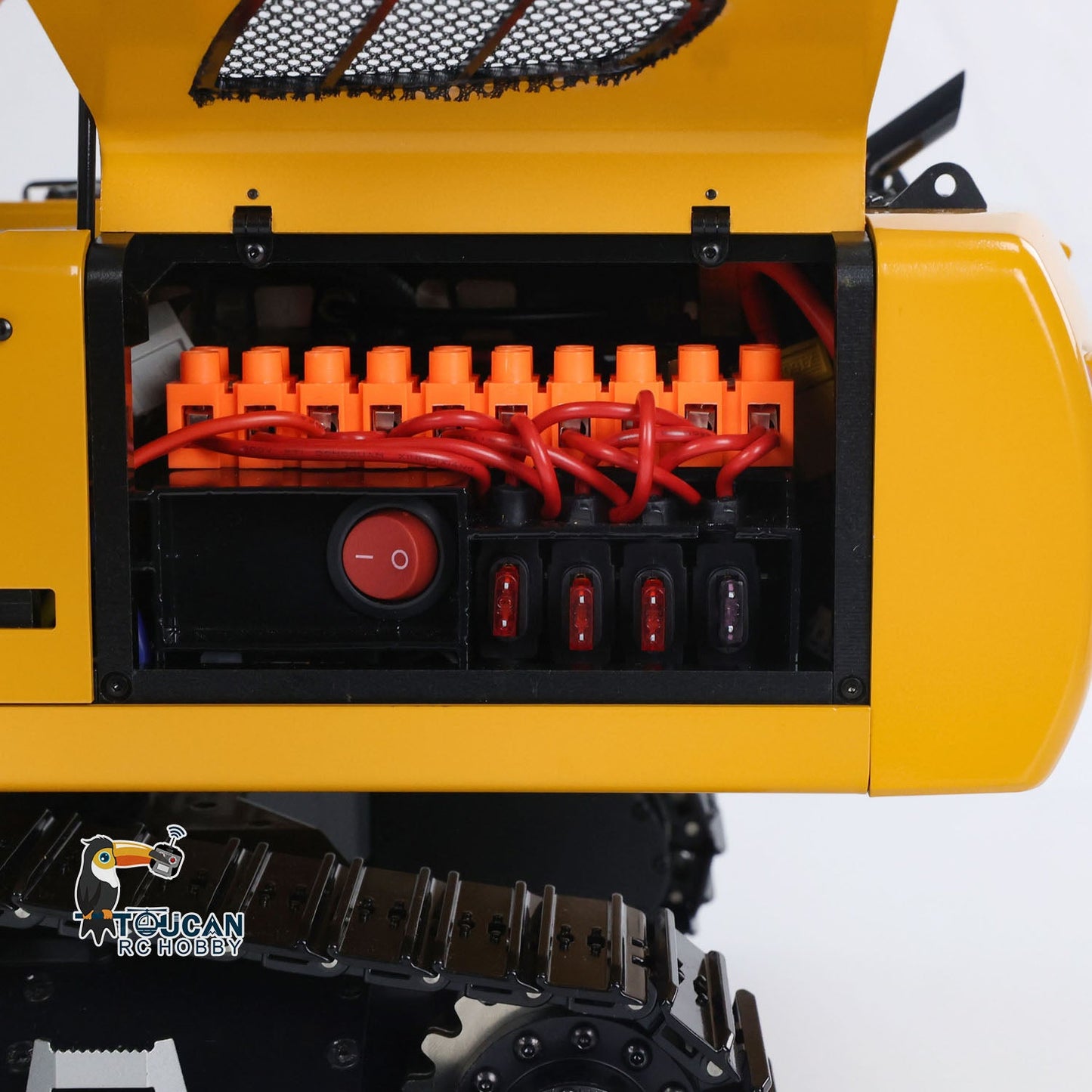 TOUCAN RC HOBBY MTModel 946 1/14 Metal RC Hydraulic Excavator Remote Control Engineering Vehicle 5CH Directional Valves Clamshell Bucket Ripper