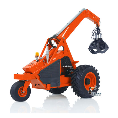 TOUCAN 1/14 RC Hydraulic Log Loader LESU AOUE 225A Remote Control Sugarcane Loader Grabber 4CH Valve RTR Model Battery Radio
