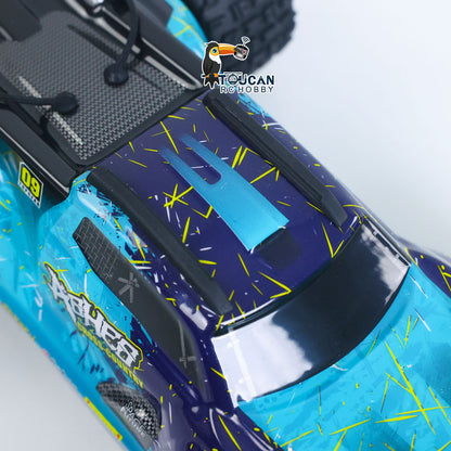 Fast Free Shipping for EU SCY 18101 Muti-Terrain 1/18 2.4GHz Sync Remote Control Off Road Vehicle PVC Body RC Electric Big Tire Truck Wheelie Bar LED Light
