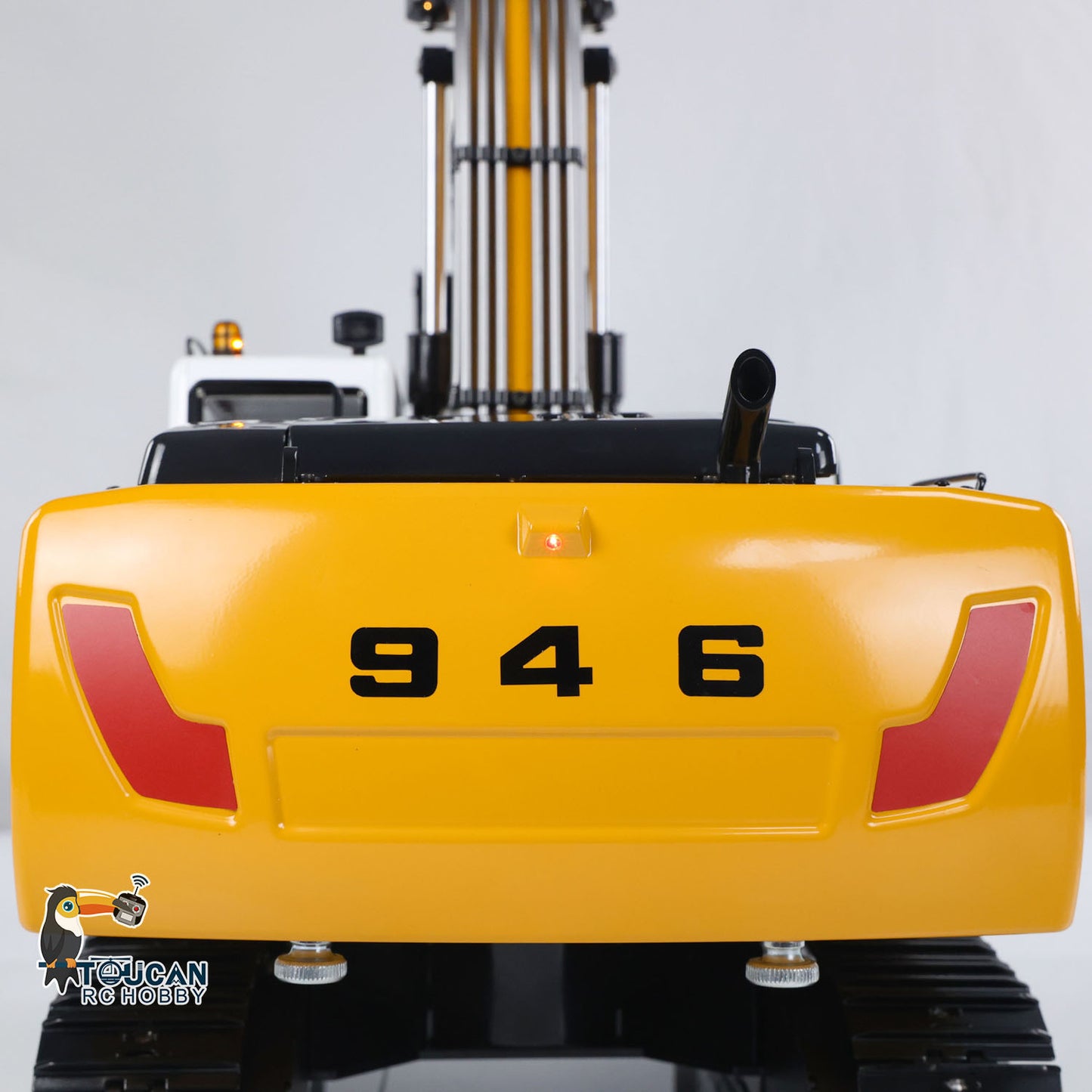 MTMODEL 1/14 946 Metal RC Hydraulic Excavator Wireless Controlled Construction Machine 2 Arms Model Clamshell Bucket Ripper