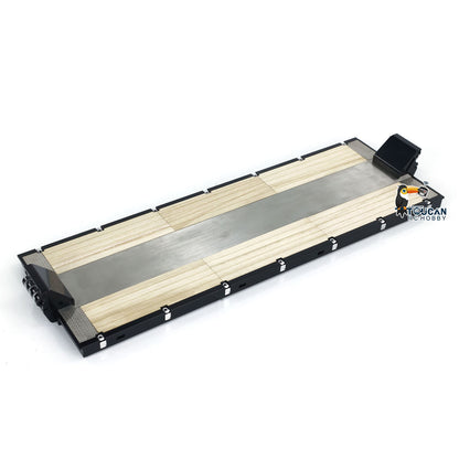 CNC Metal Flat Module for 1/14 Fury Bear NOOXION 5+2 Axles RC Trailer Remote Controlled Tractor Car DIY Model