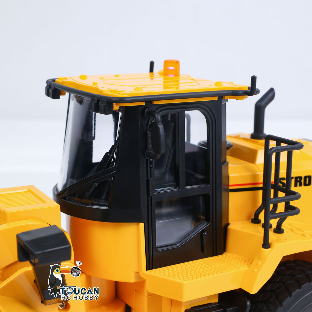 TOUCAN RC HOBBY HUINA 1/16 Half Metal Electric Remote Control Loader 552  Mini RC Engineering Vehicle Model Radio Lights Effect Sounds Effects