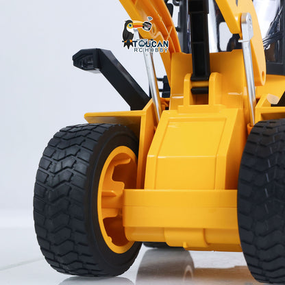 TOUCAN RC HOBBY HUINA 1/16 Half Metal Electric Remote Control Loader 552  Mini RC Engineering Vehicle Model Radio Lights Effect Sounds Effects