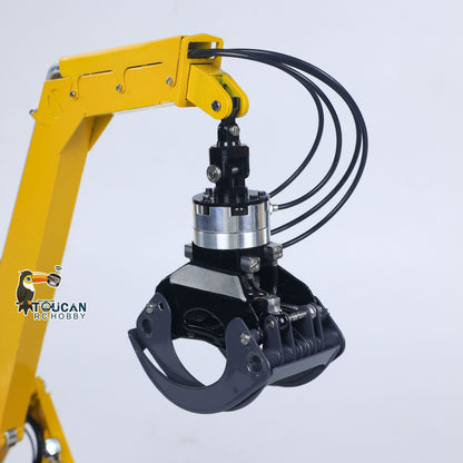 LESU Aoue 225A 1/14 Metal Hydraulic RC Log Loader A0019 with Timber Grapple 4CH Directional Valve Brushless Motor Sound Light System