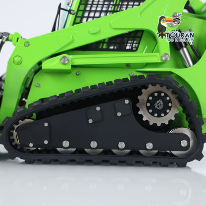 LESU AOUE LT5 1/14 Metal RC Skid-Steer Loader Hydraulic Construction Truck Sound Light FlySky i6S Radio Controller for Model Enthusiast