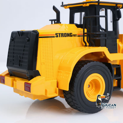 TOUCAN RC HOBBY HUINA 1/16 Half Metal Electric Remote Control Loader 552  Mini RC Engineering Vehicle Model Radio Lights Effect Sounds Effects