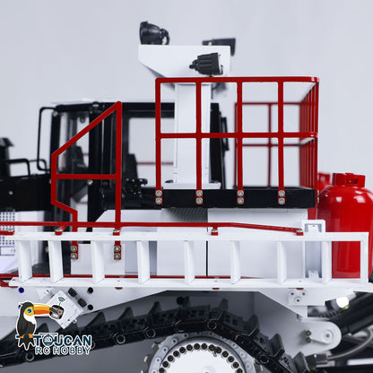 TOUCAN RC HOBBY D11T 1/14 Metal RC Hydraulic Bulldozer PNP 5-Way Valve 3 Rear Plows PL18EV Remote Controller Smoke Light Sound for Model Collectors