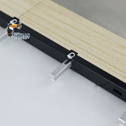 CNC Metal Flat Module for 1/14 Fury Bear NOOXION 5+2 Axles RC Trailer Remote Controlled Tractor Car DIY Model