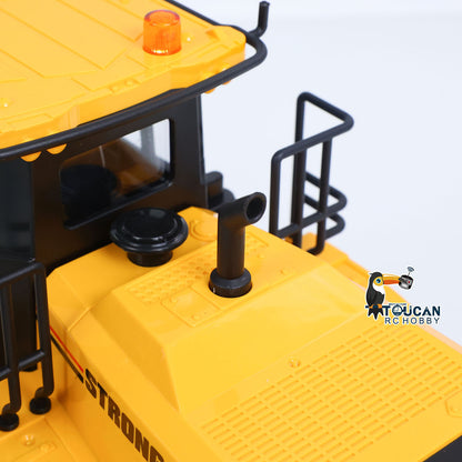 TOUCAN RC HOBBY HUINA 1/16 Half Metal Electric Remote Control Loader 552  Mini RC Engineering Vehicle Model Radio Lights Effect Sounds Effects