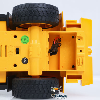 TOUCAN RC HOBBY HUINA 1/16 Half Metal Electric Remote Control Loader 552  Mini RC Engineering Vehicle Model Radio Lights Effect Sounds Effects