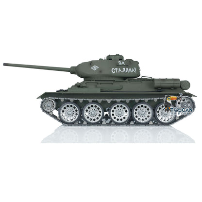 Henglong 1/16 7.0 Soviet T34-85 RC Tank 3909 360 Degrees Metal Wheels Tracks Wheels Suspension Radio Controller Infrared Combating Transmitter & Receiver