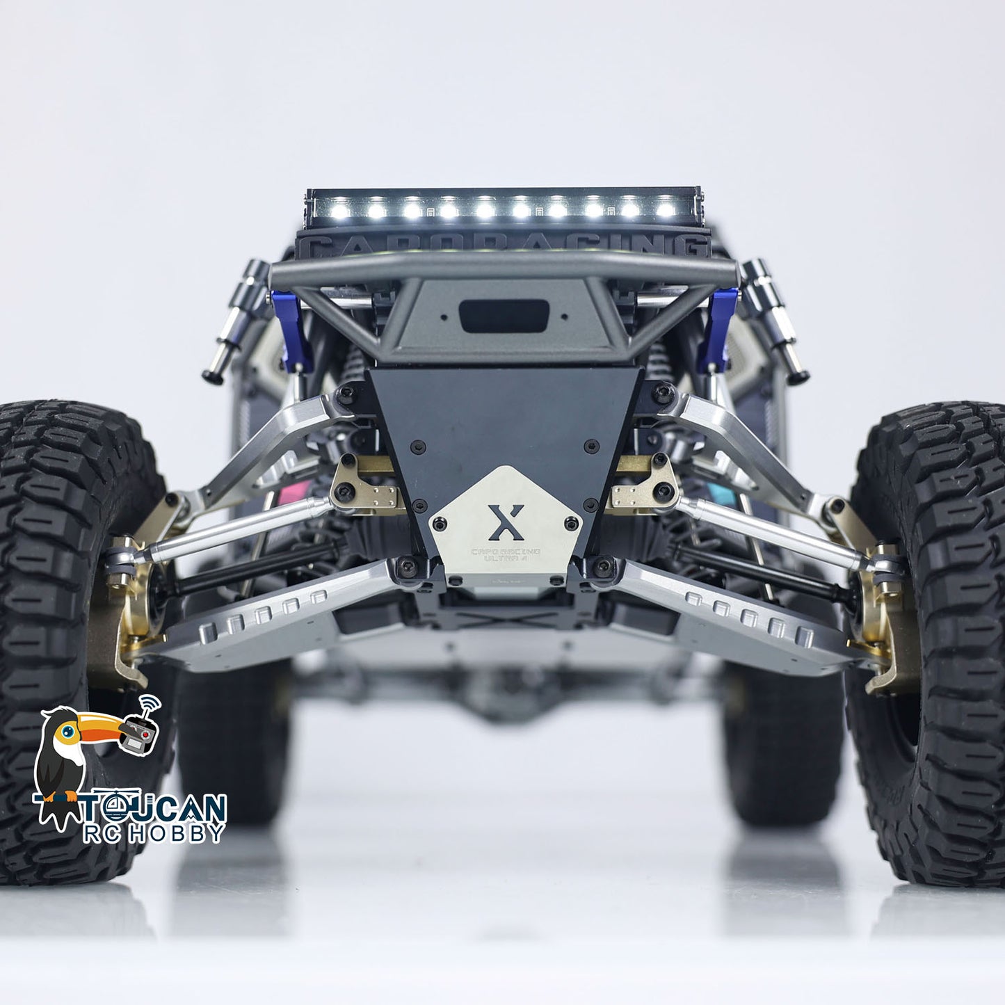 US Stock Capo U4 Queen 1/8 RC Crawler Light Sounds Smoke 2 Speed Radio Control Racing Vehicle CD1582X