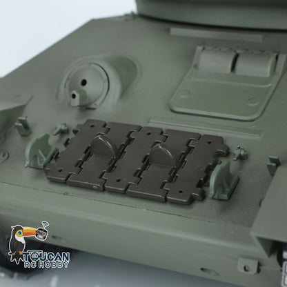 Henglong 1/16 7.0 Soviet T34-85 RC Tank 3909 360 Degrees Metal Wheels Tracks Wheels Suspension Radio Controller Infrared Combating Transmitter & Receiver