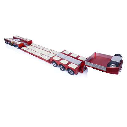 Degree 996 8 Axles Metal Painted 1/14 RC Hydraulic Trailer Remote Control Truck Model 5+3 Hydraulically Suspended Truck