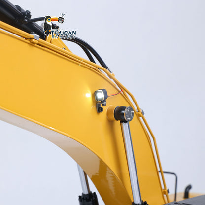 TOUCAN RC HOBBY Metal 1/14 Remote Control Hydraulic Excavator 320 3Ways Valve RC Digger Engineering Vehicle ST8 Radio Lights Battery RTR Model