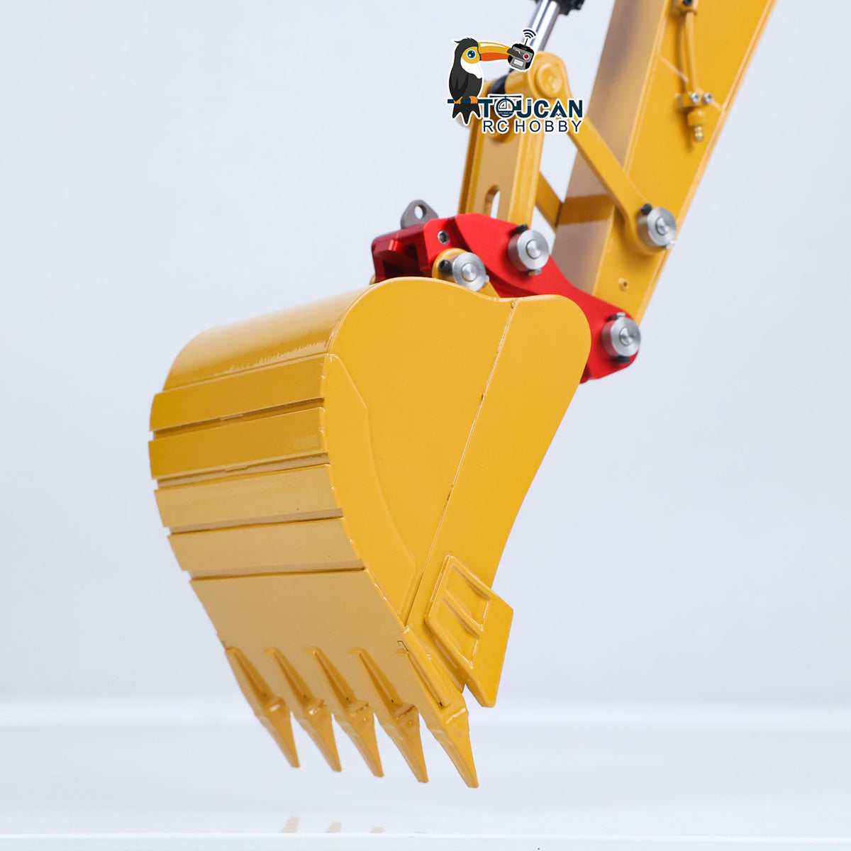 TOUCAN RC HOBBY Metal 1/14 Remote Control Hydraulic Excavator 320 3Ways Valve RC Digger Engineering Vehicle ST8 Radio Lights Battery RTR Model