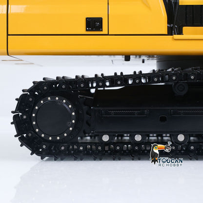 TOUCAN RC HOBBY Metal 1/14 Remote Control Hydraulic Excavator 320 3Ways Valve RC Digger Engineering Vehicle ST8 Radio Lights Battery RTR Model