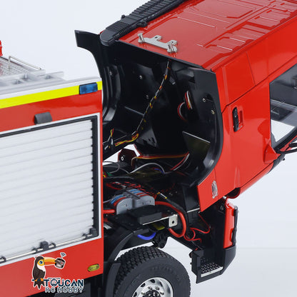 TOUCAN RC HOBBY 1/14 4X4 RC Fire Fighting Vehicle PS0015 Remote Control Rescue Car Water Spray i6S Radio 2Speed Light Sound System for Sale