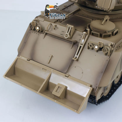 US Stock TD 1/16 RC Military Tank M2412-A M113A1 MRV 320 Turret Rotary Barrel Recoil Elevation Infrared Driving Wheel Idlers Gearbox