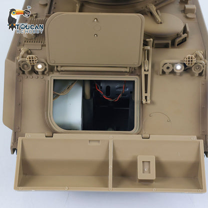 US Stock TD 1/16 RC Military Tank M2412-A M113A1 MRV 320 Turret Rotary Barrel Recoil Elevation Infrared Driving Wheel Idlers Gearbox