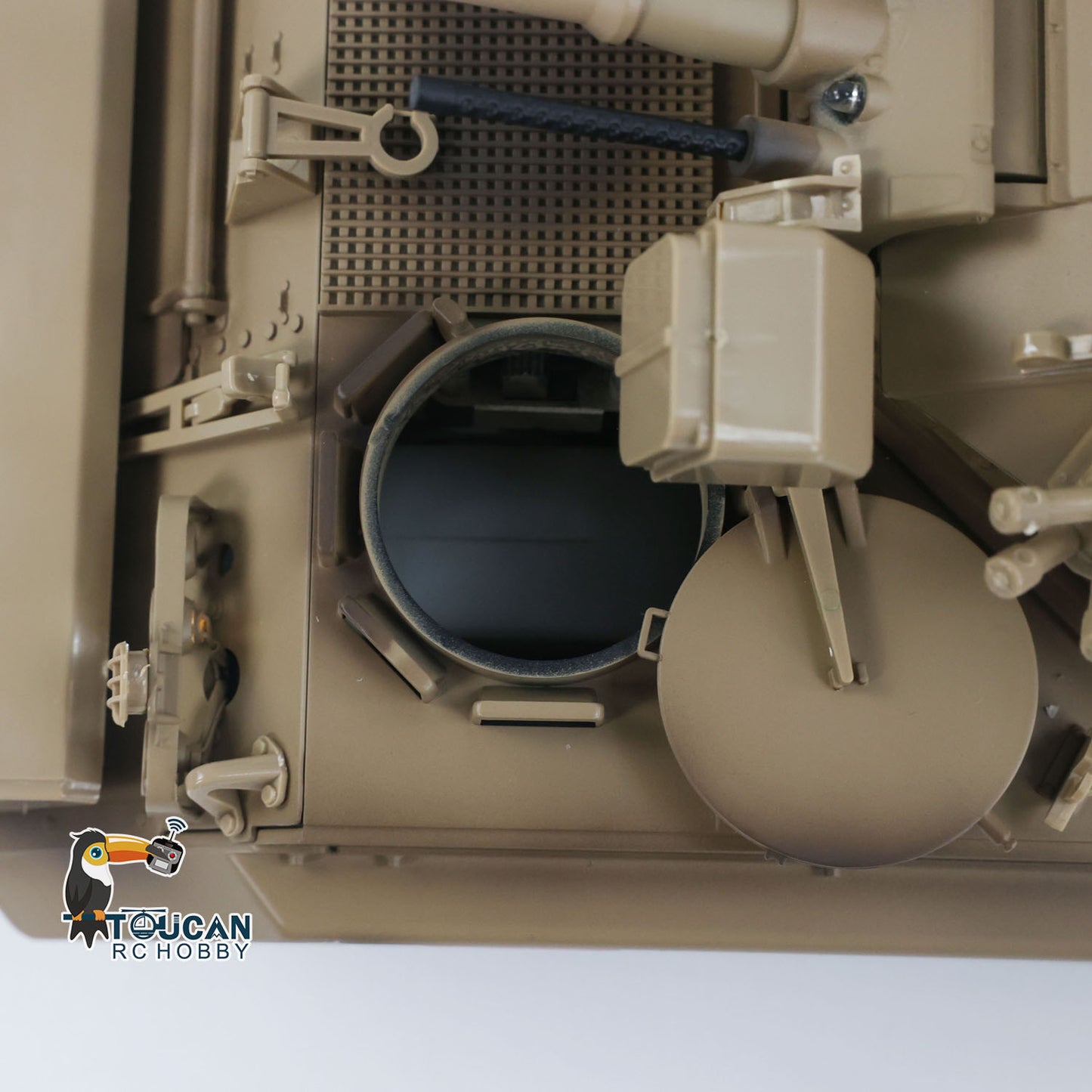 US Stock TD 1/16 RC Military Tank M2412-A M113A1 MRV 320 Turret Rotary Barrel Recoil Elevation Infrared Driving Wheel Idlers Gearbox
