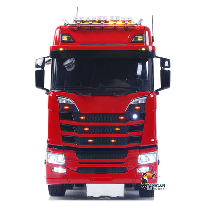 SC 770S 1/14 8*8 Radio Control Tractor Truck Wheel Side Reduction Axles Three Speed Transmission Hobbywing 1060 ESC 35T Motor