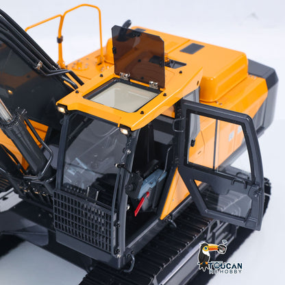 Flash Sale Metal 1/14 Super Frog Remote Control Hydraulic Excavator E400 Pro 9CH Valves RC Digger 35KG Servo 3 Pump Light Sound System