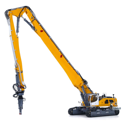 Second Hand 1/14 RC Full Hydraulic Demolition Excavator LESU LR960 Digger Battery Frsky XE