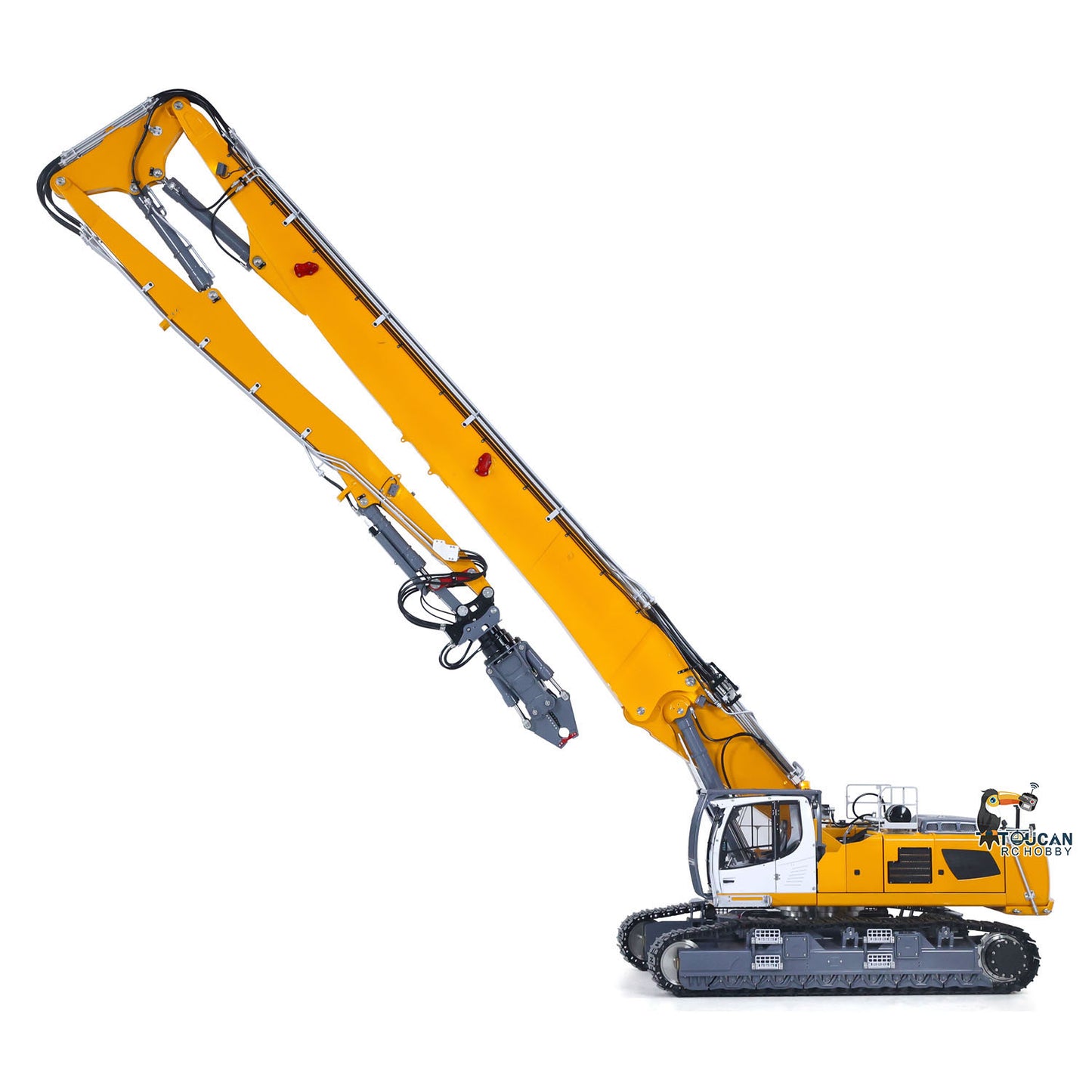 Second Hand 1/14 RC Full Hydraulic Demolition Excavator LESU LR960 Digger Battery Frsky XE