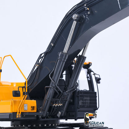 Flash Sale Metal 1/14 Super Frog Remote Control Hydraulic Excavator E400 Pro 9CH Valves RC Digger 35KG Servo 3 Pump Light Sound System