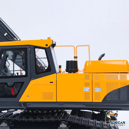 Flash Sale Metal 1/14 Super Frog Remote Control Hydraulic Excavator E400 Pro 9CH Valves RC Digger 35KG Servo 3 Pump Light Sound System