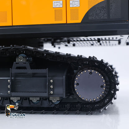Flash Sale Metal 1/14 Super Frog Remote Control Hydraulic Excavator E400 Pro 9CH Valves RC Digger 35KG Servo 3 Pump Light Sound System