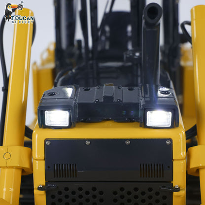 TOUCAN RC HOBBY JZModel 1/12 RC Metal Hydraulic Bulldozer D65EX Radio Controlled Heavy Machine Model Emulated Construction Car I6S Light Sound