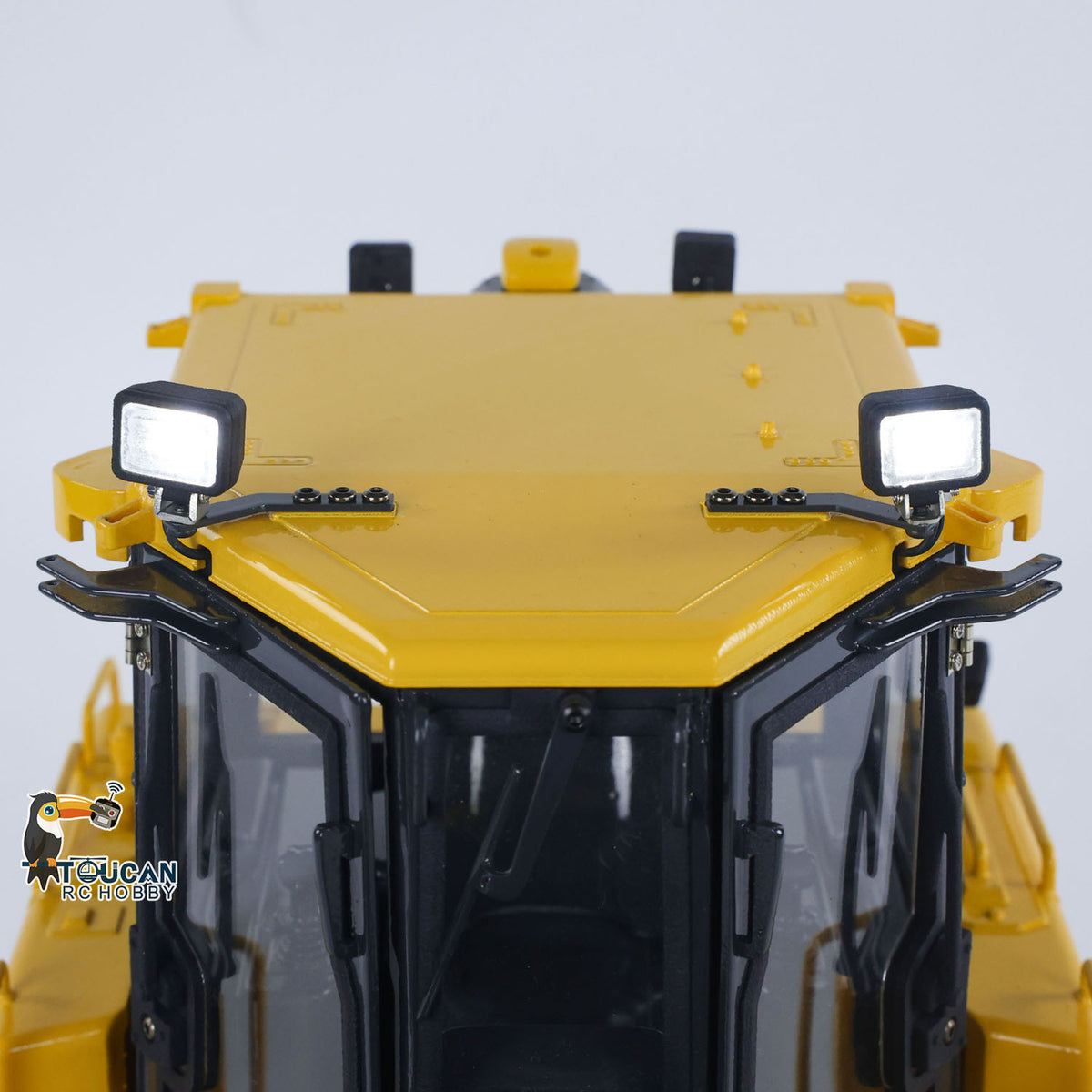 TOUCAN RC HOBBY JZModel 1/12 RC Metal Hydraulic Bulldozer D65EX Radio Controlled Heavy Machine Model Emulated Construction Car I6S Light Sound