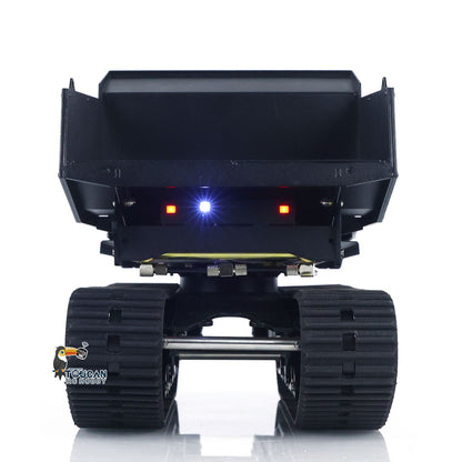 US Stock Metal 1/14 RC Hydraulic Crawler Dump Truck T14R Radio Controlled Tracked Tipper RTR Construction Vehicle ST8 Battery