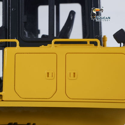 TOUCAN RC HOBBY JZModel 1/12 RC Metal Hydraulic Bulldozer D65EX Radio Controlled Heavy Machine Model Emulated Construction Car I6S Light Sound